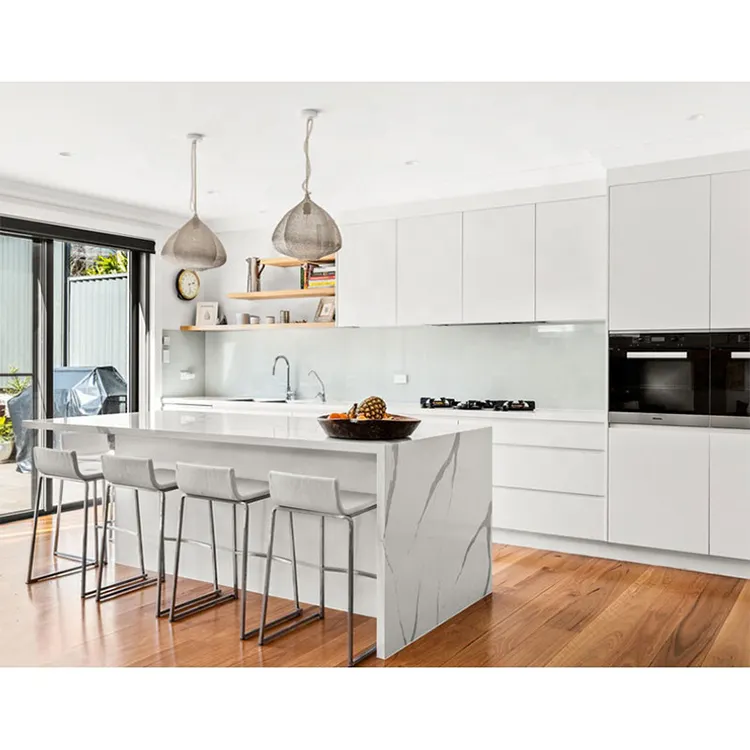 Casa appartamento villa dispensa unità organizer armadi design moderno armadio da cucina in legno con isola