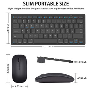 Teclado y ratón inalámbricos 2,4G, conjunto combinado de alta calidad, superventas - Product Image 4