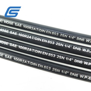 ENDIN SAE 100 R2AT EN853 2SN油圧ゴムホース高圧ラインフレキシブル合成ゴムホース - Product Image 2