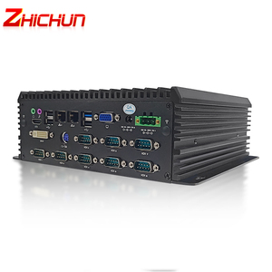 ZHICHUN M696 Embedded Fanless Intel Core I7-6650U 2.2 GHz CPU 4 GB RAM 64 GB SSD Industrial Mini PC Quad Core Lenoo Computer GDDR3 - Product Image 1