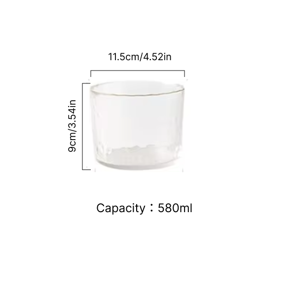 Gold-rimmed wine warmer