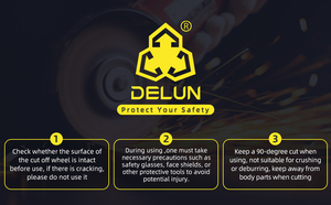 DELUN Best Selling International Standard 4 Inch T41 Cutting <strong>Disc</strong> in Factory Price for Durable Using - Product Image 6