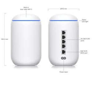 Original neuer Ubiquiti UniFi Dream Router UDM-Netzwerke Sicherheitsgateway-WLAN-Router