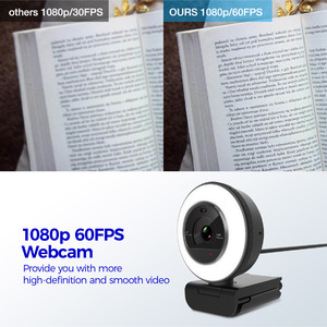 Low Price PC USB <strong>Web</strong> <strong>Camera</strong> OEM Remote Webcam Autofocus 1080P 60fps with Privacy Cover Light - Product Image 4