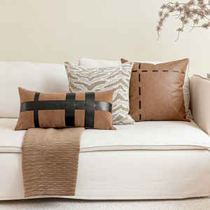 Sang trọng và tinh vi mô hình con hổ tuyết neilsen Jacquard ném đệm Bìa - Product Image 1