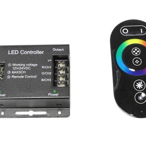 DC12-24v rgb ha condotto il regolatore della striscia con telecomando - Product Image 1