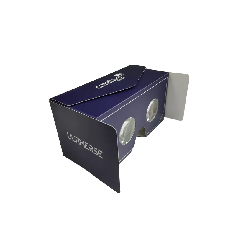 Modelo de sobre VR para gafas 3D, audífonos planos VR con gafas de realidad virtual, modelo 3,0
