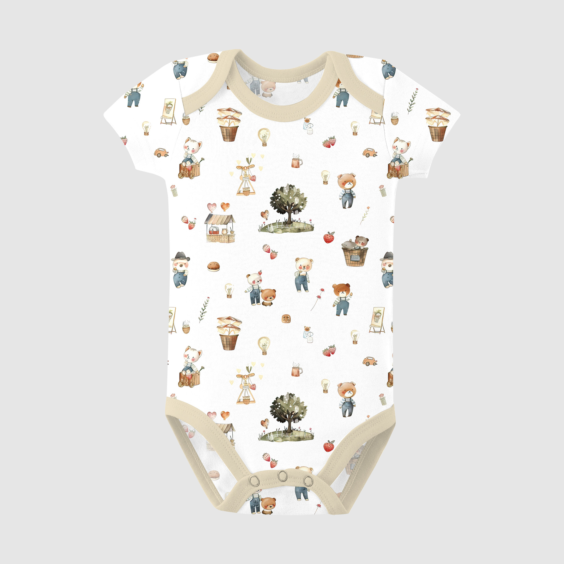 Ombres de champignons façon forêt.