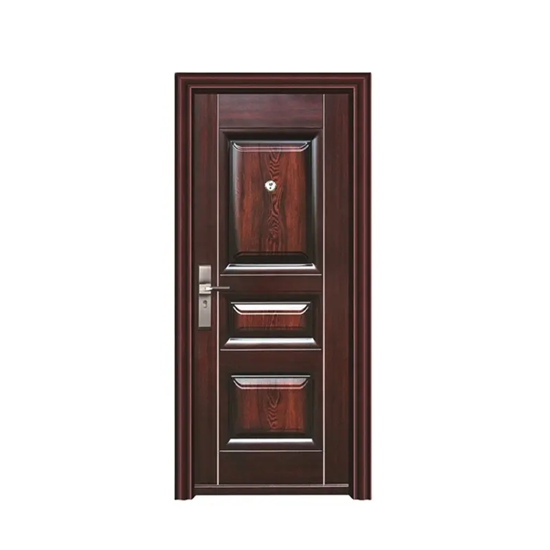 Bowdeu מפעל טורקיה דלתות פלדה אבטחת בית עם בטיחות דלת מתג וקניה פלדת דלת עיצוב