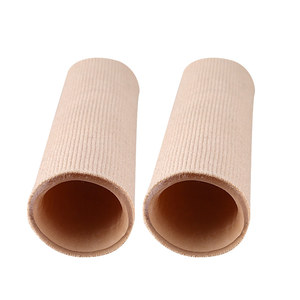 Açık ayak jel silikon parmak koruyucu Calluses ayak ayırıcı kesilebilir kumaş kol - Product Image 5