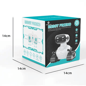 Diseño elegante KFPLAN juguete RC Robot 2,4 Ghz Smart Talking & Walk & Dance programa interactivo para mascotas Robot perro juguetes inteligentes para niños