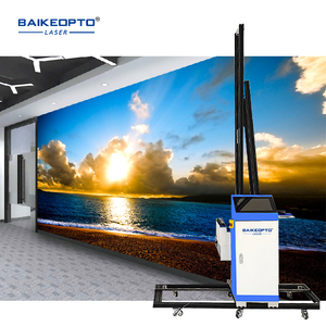 מפעל מכירות חם מדפסת קיר אנכי epson כפול ראש dx10 uv דיו חמישה צבעים הזרקת דיו קיר מכונת הדפסה