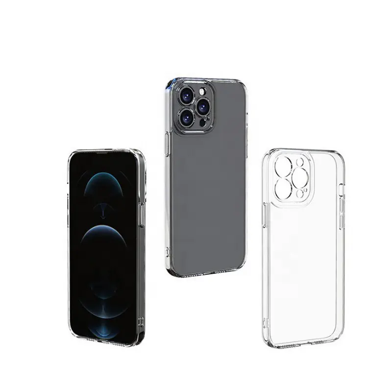 Für iPhone 14 Hülle, transparente kristall klare weiche TPU-Telefon hülle Rückseite für iPhone 11 12 13 14 Pro max