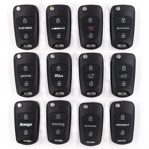 3-button Car <strong>Key</strong> Replacement Case Plastic <strong>Key</strong> Shell Cover with <strong>Key</strong> Blade Suitable for Hyundai <strong>Flip</strong> <strong>Key</strong> - Product Image 6