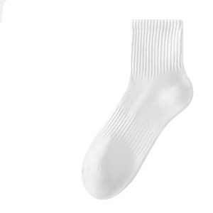 100% コットンオールシーズンロゴユニセックス圧縮スポーツカスタムアンクルクルー男性用ファッションソックス