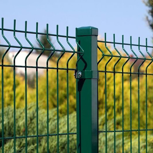YC altamente personalizzabile saldato curvo 3d rete di recinzione utile giardino verde rete di recinzione facile da installare muro di ferro del giardino recinzione
