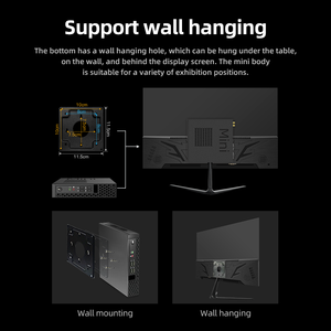 Mini PC CPU <strong>Portable</strong> Intel Core I3 I5 I7 8GB RAM 256GB SSD Desktop <strong>Computer</strong> Support 4K Dual Display WiFi5 BT for Home Office - Product Image 6