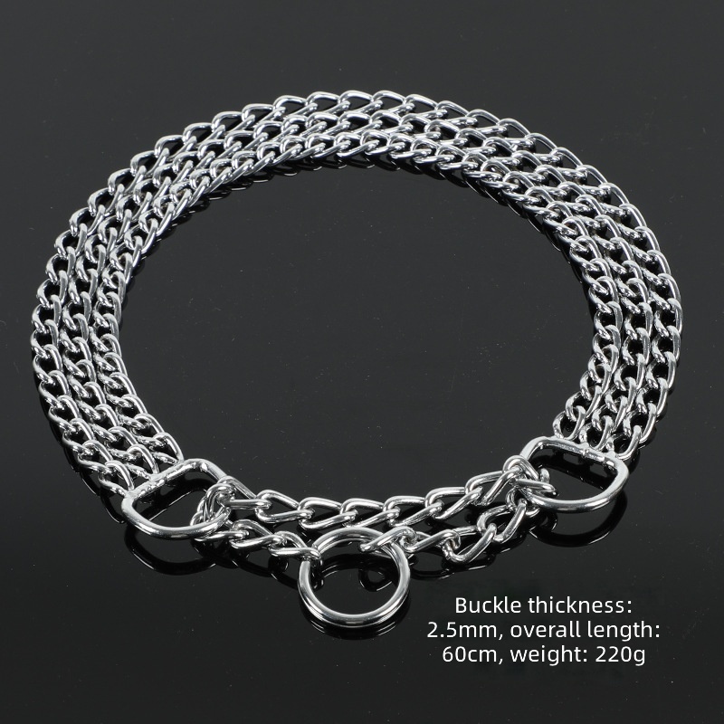 Three-row telescoping chain-25 mm 60 cm