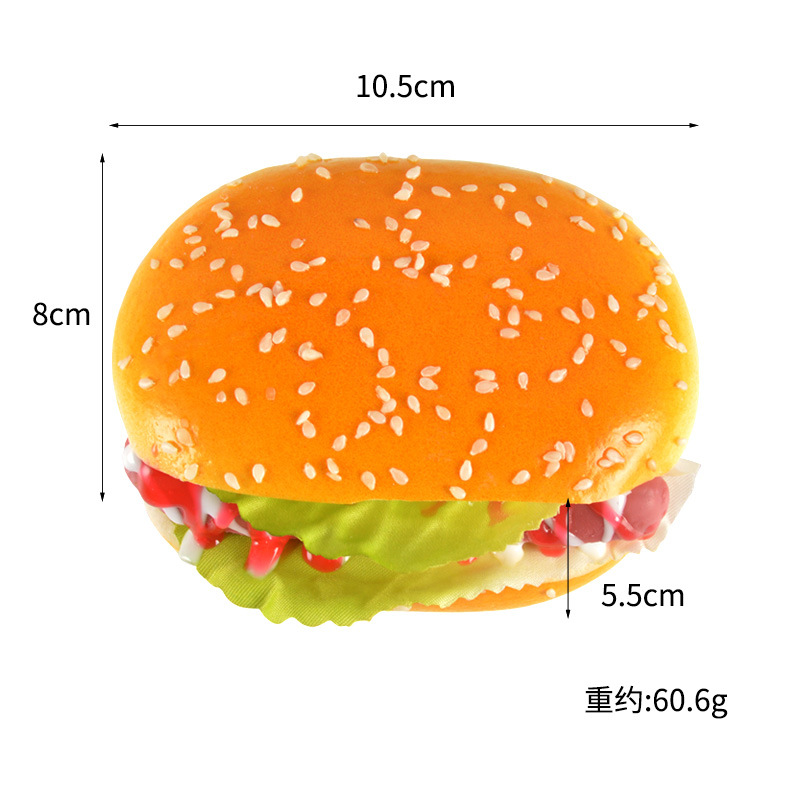 Aimant de réfrigérateur - Burger au jambon