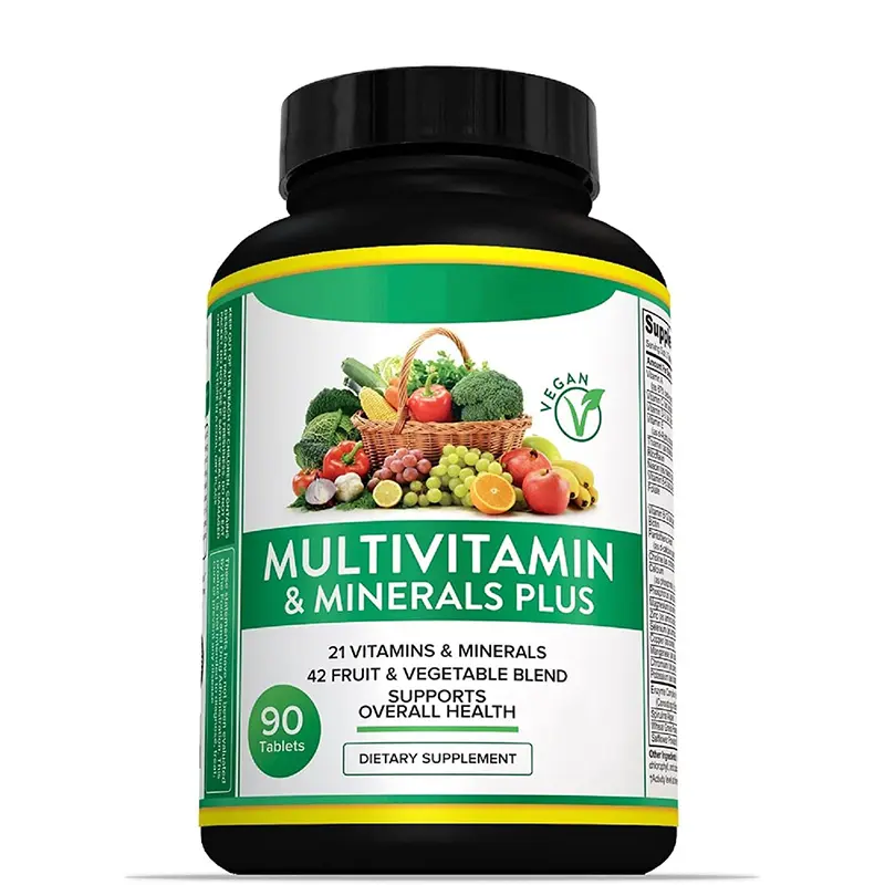 OEM multivitamínico comprimidos multivitamínicos e minerais comprimidos Whole Food multivitamínico Suplementos Pill Support Energia & Metabolismo