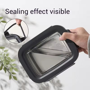 304 Thép Không Gỉ Thân Thiện Với Môi Máy Rửa Chén An Toàn Sưởi Ấm Cấp Thực Phẩm Lò Vi Sóng Kín Tươi Giữ Hộp Snap-On Tủ Lạnh - Product Image 5