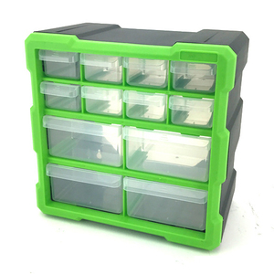 プラスチック製工具収納ボックススクリューボックス部品アクセサリーコンパートメントビルディングブロック仕分けケース - Product Image 1