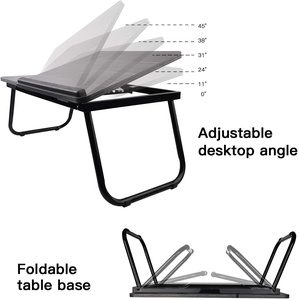 Portable <strong>Notebook</strong> and Laptop Adjustable Desk <strong>Table</strong> for Bed Tablet and <strong>Notebook</strong> Using It - Product Image 4