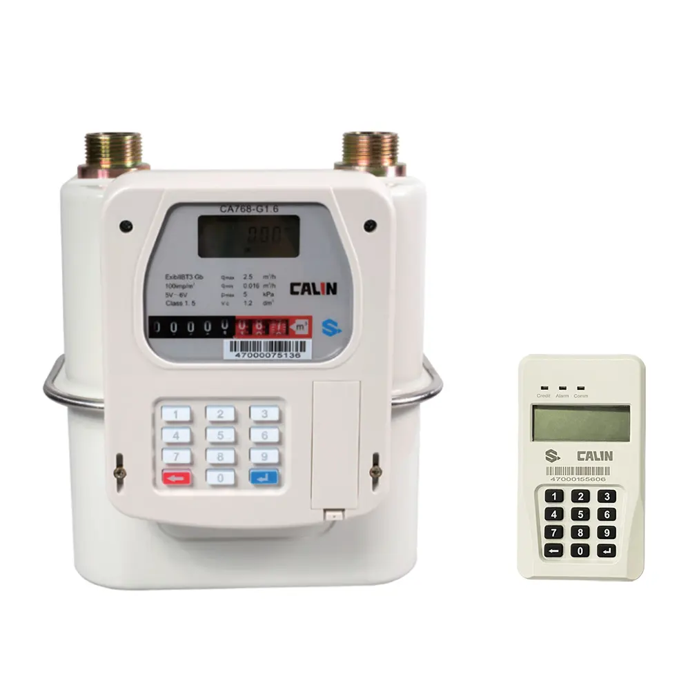 Mobile Payment Support M-Pesa Pay as you go STS 20 Digits Code Prepaid LPG Gas Flow Meter
