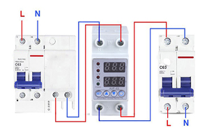 AVP-40 Active protection <strong>Voltage</strong> Relay Control Undervoltage Protector 230V 40A Over-<strong>voltage</strong> and Over-current protection Device - Product Image 3