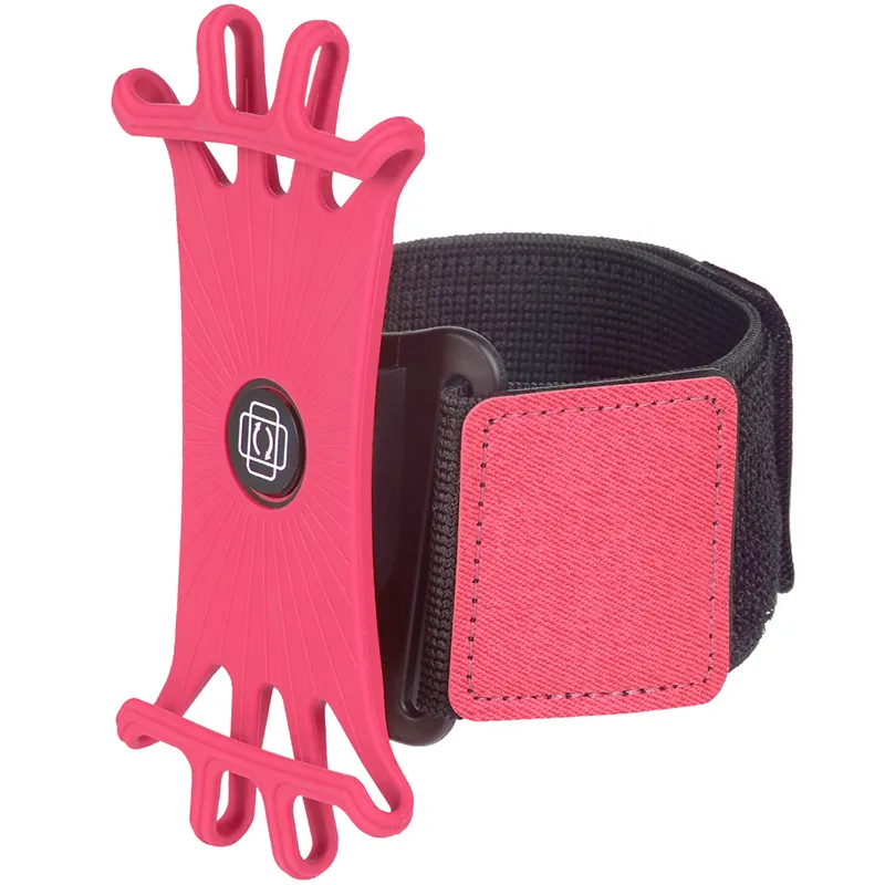 Trending Producten Dr-7 Hand Hold Mobiele Telefoon Accessoires Rekbaar Afneembare Sport Armband Voor Iphone Arm Band Sport Bag