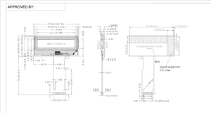 หน้าจอสัมผัสแสดงผลแสดงผลแบบ Capacitive กราฟิกกราฟิกขนาด128*24นิ้วสำหรับอื่นๆ - Product Image 5