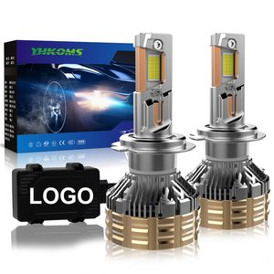 Yhkoms ไฟหน้ารถ <span class=keywords><strong>LED</strong></span> 6ท่อทองแดง, H1 H7 H4 H11 9006 9012 9005สำหรับรถยนต์300W 25000LM หลอดไฟ <span class=keywords><strong>LED</strong></span> อัตโนมัติไฟตัดหมอก12V - Product Image 1
