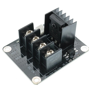 10 adet yeni 3D yazıcı sıcak yatak MOSFET güç genişletme kartı/isı yatak güç modülü için Anet A8 A6 A2 Compate siyah rampalar 1.4 - Product Image 5