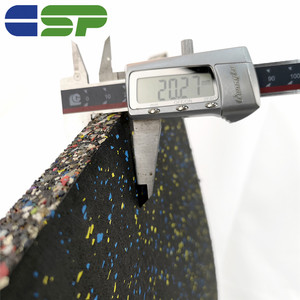 Yüksek yoğunluklu <span class=keywords><strong>EPDM</strong></span> noktalar mat Crossfit kauçuk döşeme kapalı spor salonu için