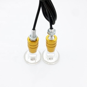 Super Bright 12V <strong>LED</strong> <strong>Hawkeye</strong> Motorcycle Decorative Warning Lights a Pair with Rear Horn Screw Flashing Function - Product Image 6