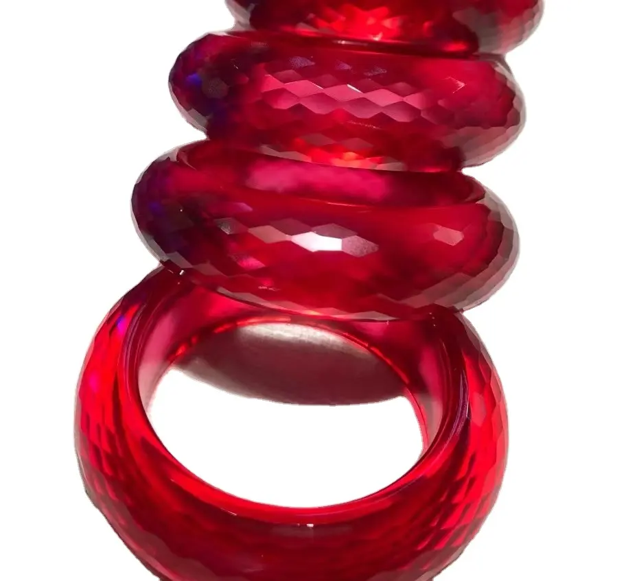 YZ-Brilho de joias finas para pulseira de corte de rubi corindo rosa azul roxo vermelho estrela