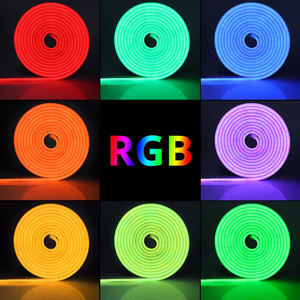 12V-24V RGB Neon LED şerit 1/2/3/4/5/10/15M fiş ile WiFi Neon RGB şerit Tuya/ev Neon dekor aydınlatma için akıllı yaşam ile çalışmak - Product Image 3
