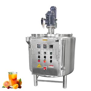 โถผสม1000L โถผสมน้ำผลไม้น้ำผึ้งชาผสมเครื่องดื่มที่มีการควบคุมที่เป็นอิสระศูนย์ควบคุมความเร็วมอเตอร์สำหรับขาย - Product Image 1