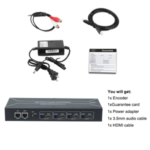 U520S 1080P 60fps H.264 4 Channels <strong>hdmi</strong> Encoder 2 CH IP <strong>Output</strong> Video Encoder iptv youtube Facebook Streaming Encoder - Product Image 5