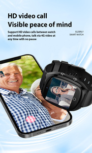 Tıbbi uyarı sistemleri güvenlik çözümü 4G Tracker yaşlı Gps VD300 çağrı SmartWatch konumu güz algılama monitör akıllı saat - Product Image 3
