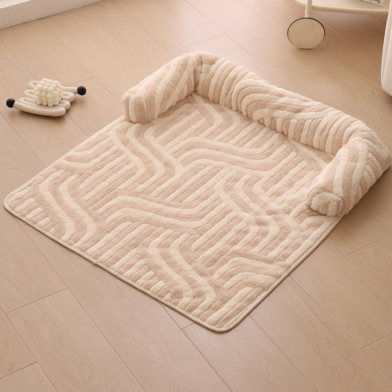 Peluche queue de renard beige