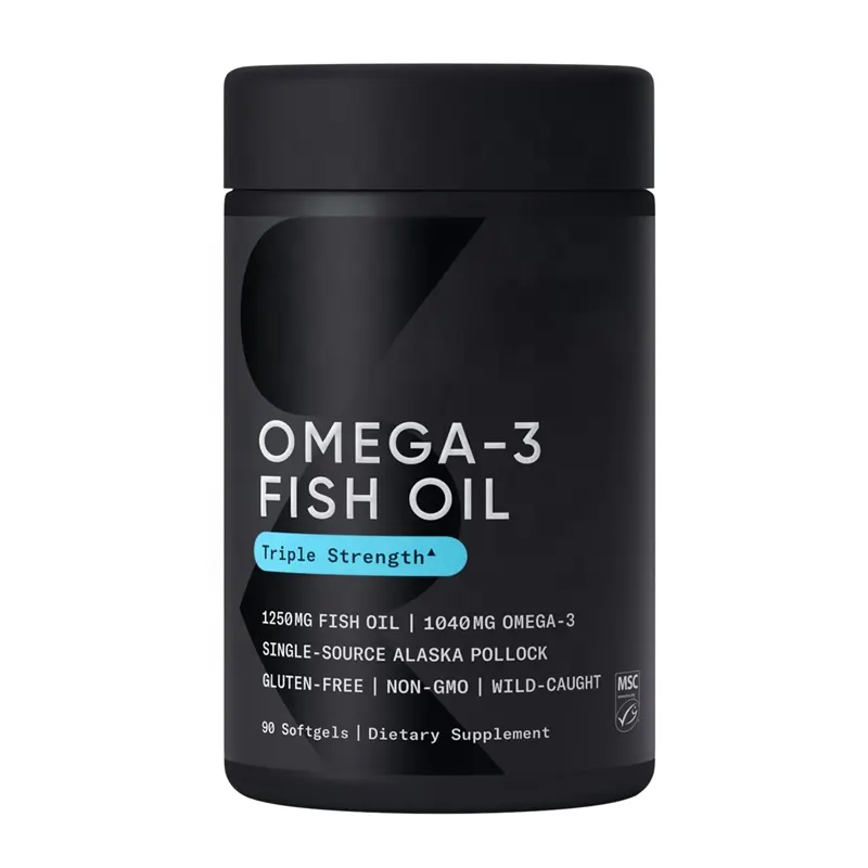 Omega 3 cá dầu Softgels cá dầu bổ sung với EPA & DHA axit béo