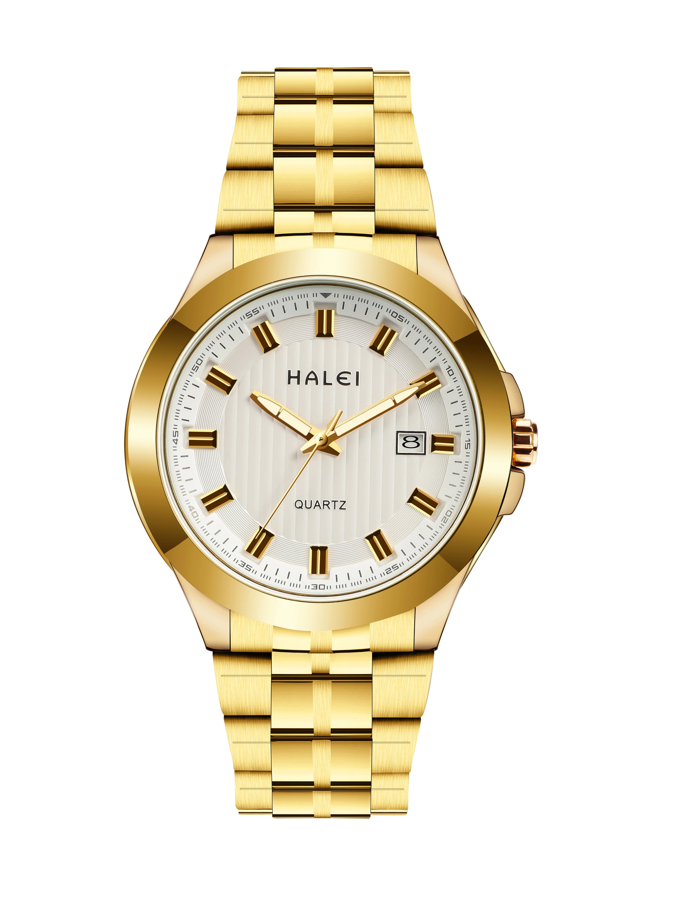 gold and White