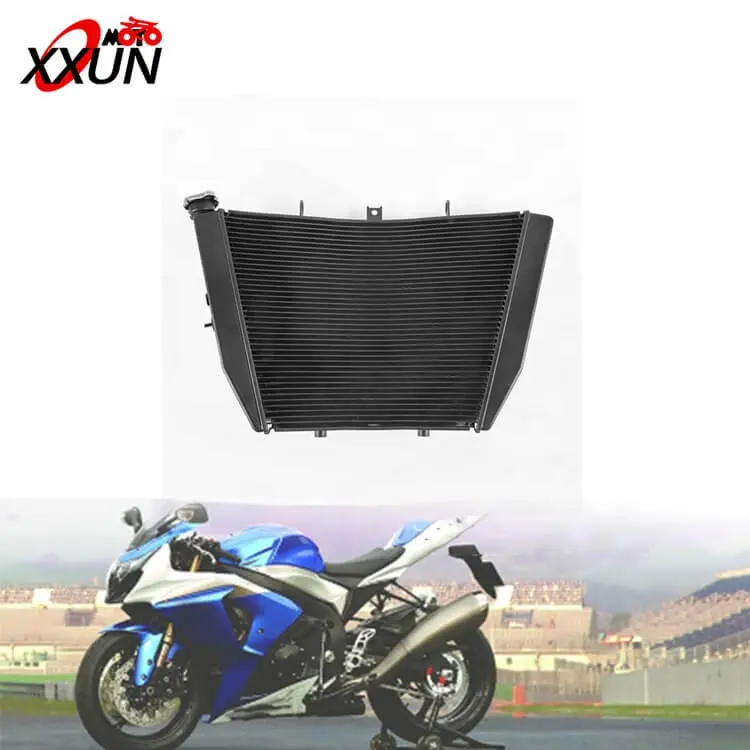 XXUN moto aluminium refroidissement réservoir d'eau refroidisseur radiateur garde pour Suzuki GSXR1000 K5 GSXR 1000 K9 2005-2016 accessoires