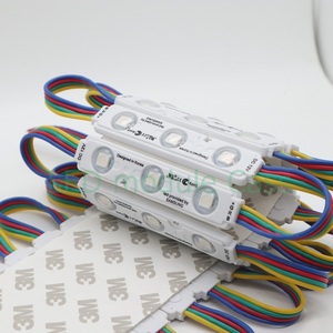 Светодиодные RGB модули smd 5050 3 светодиода 12 в 16 цветов Сменные 0,75 Вт 7515 IP65 дисплей рекламный щит smd RGB светодиодный модуль - Product Image 6