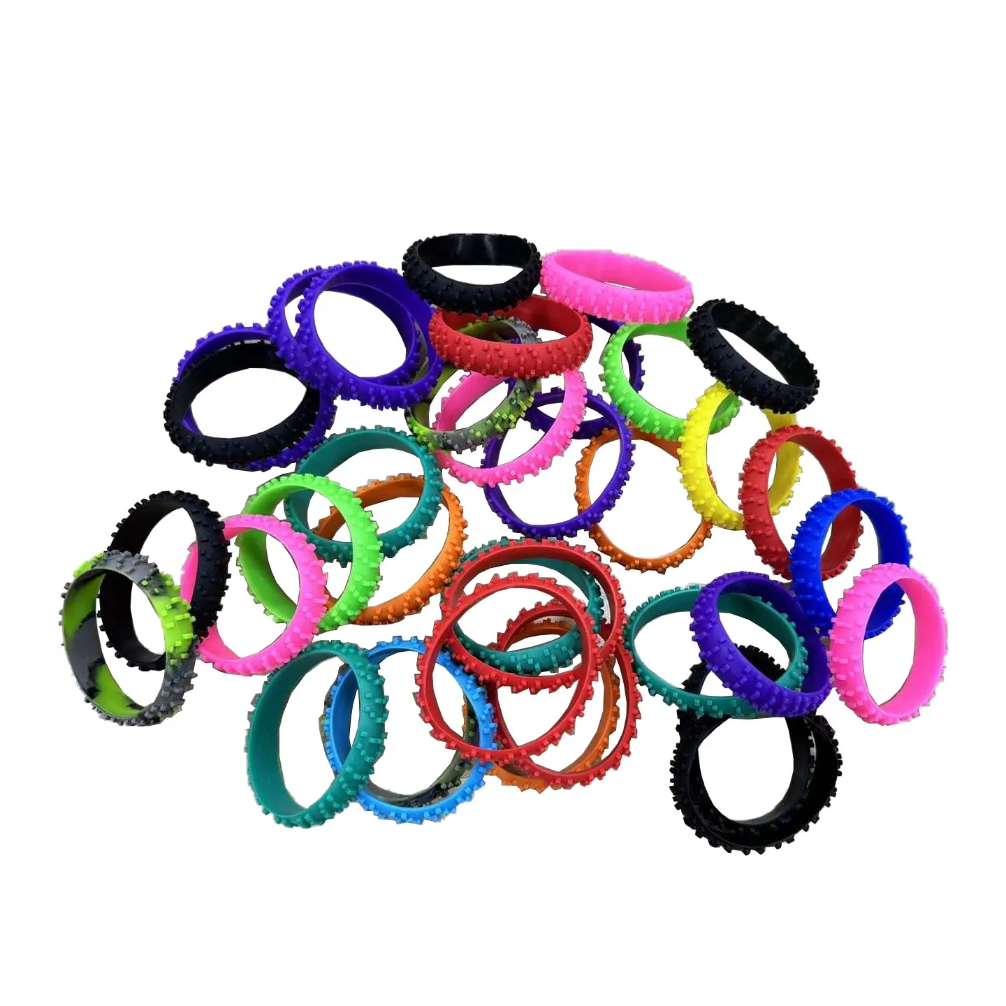 Custom LOGO Tire Wristband Special for Cycling Lover Wearing on Ride on tire silicone bracelet