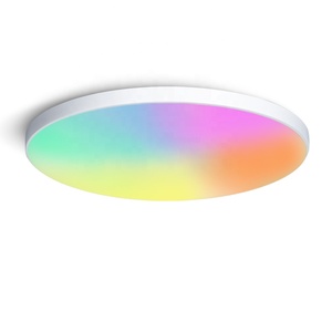 Modern akıllı ev aydınlatma WiFi APP uzaktan kumanda ses kontrolü 30W CCT RGB akıllı led tavan ışık - Product Image 2