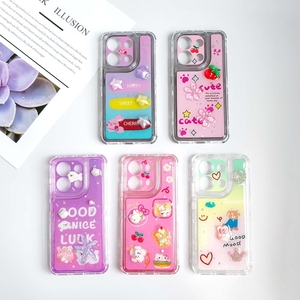 เคสโทรศัพท์มือถือ3D น่ารักใหม่ TPU ลายการ์ตูนอุปกรณ์เสริมตุ๊กตาแวววาวดีไซน์แฟชั่นพิมพ์ลาย360สีสันกันกระแทก - Product Image 1