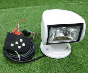 זרקור סירה 12V סובב שלט רחוק ימי נייד חיפוש הלוגן אור