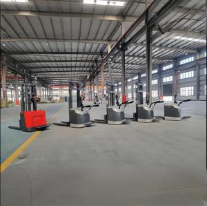 1トン1.5トン2トン2.5トン3トンリフト<span class=keywords><strong>3m</strong></span>歩行者電気パレットスタッカー完全ウォーキー電気スタッカーCE付き